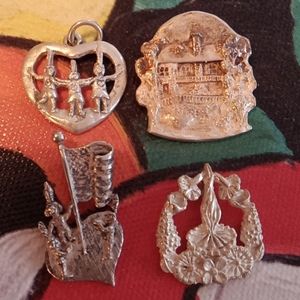 Very RARE Heart O The Hills Camp Charms